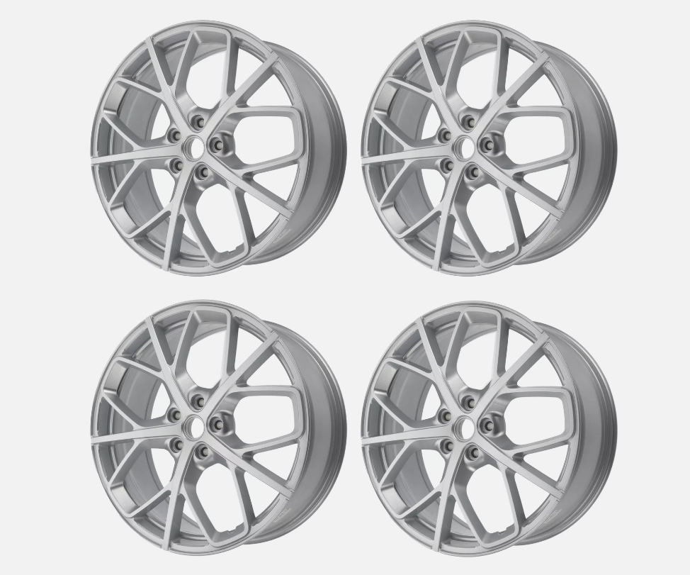 Glossy Silver Forged Rims Kit