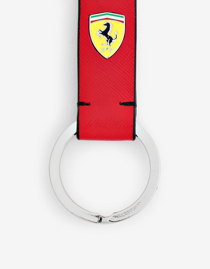 Ferrari Black & Red Leather Keyring / Ferrari Key Holder ** SEALED ** 270069833