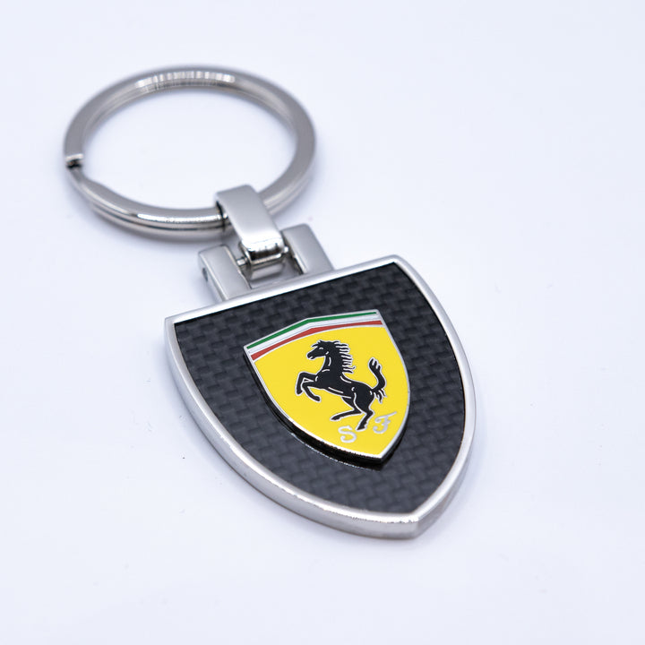 Carbon Fiber Metal Key Ring