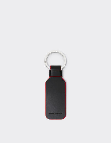 Essential leather Keyring W/ logo
