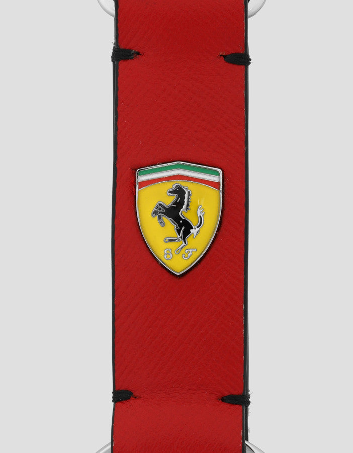 Ferrari Black & Red Leather Keyring / Ferrari Key Holder ** SEALED ** 270069833