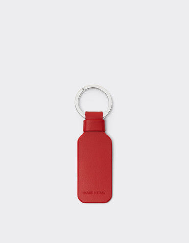 Essential leather Keyring W/ logo