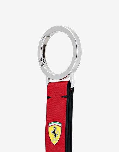 Ferrari Black & Red Leather Keyring / Ferrari Key Holder ** SEALED ** 270069833