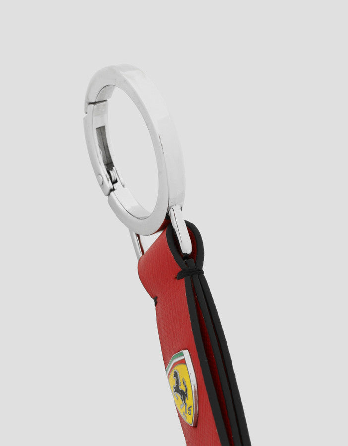 Ferrari Black & Red Leather Keyring / Ferrari Key Holder ** SEALED ** 270069833