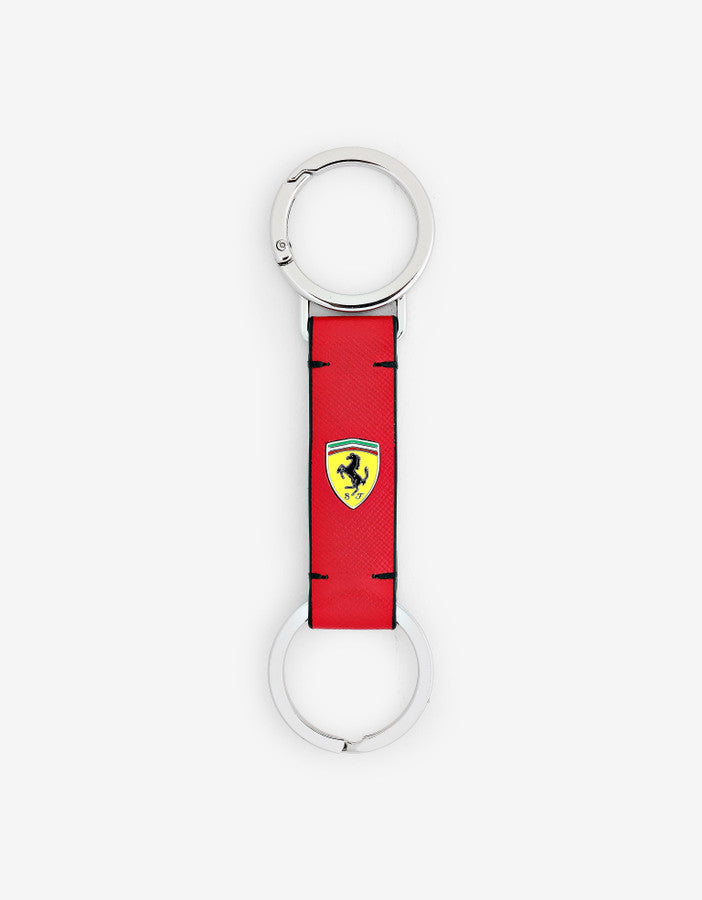 Ferrari Black & Red Leather Keyring / Ferrari Key Holder ** SEALED ** 270069833