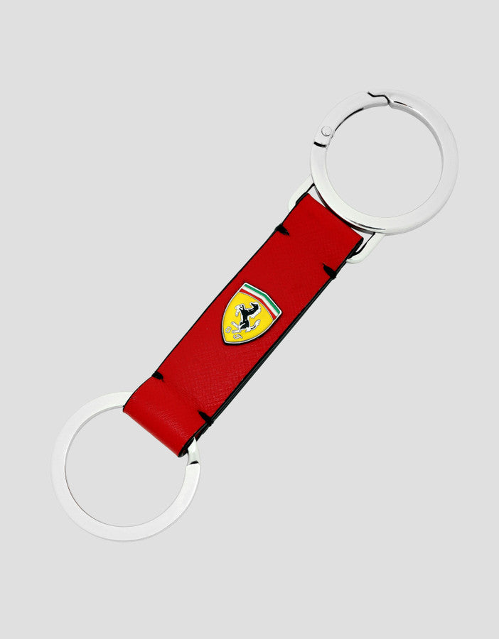 Ferrari Black & Red Leather Keyring / Ferrari Key Holder ** SEALED ** 270069833