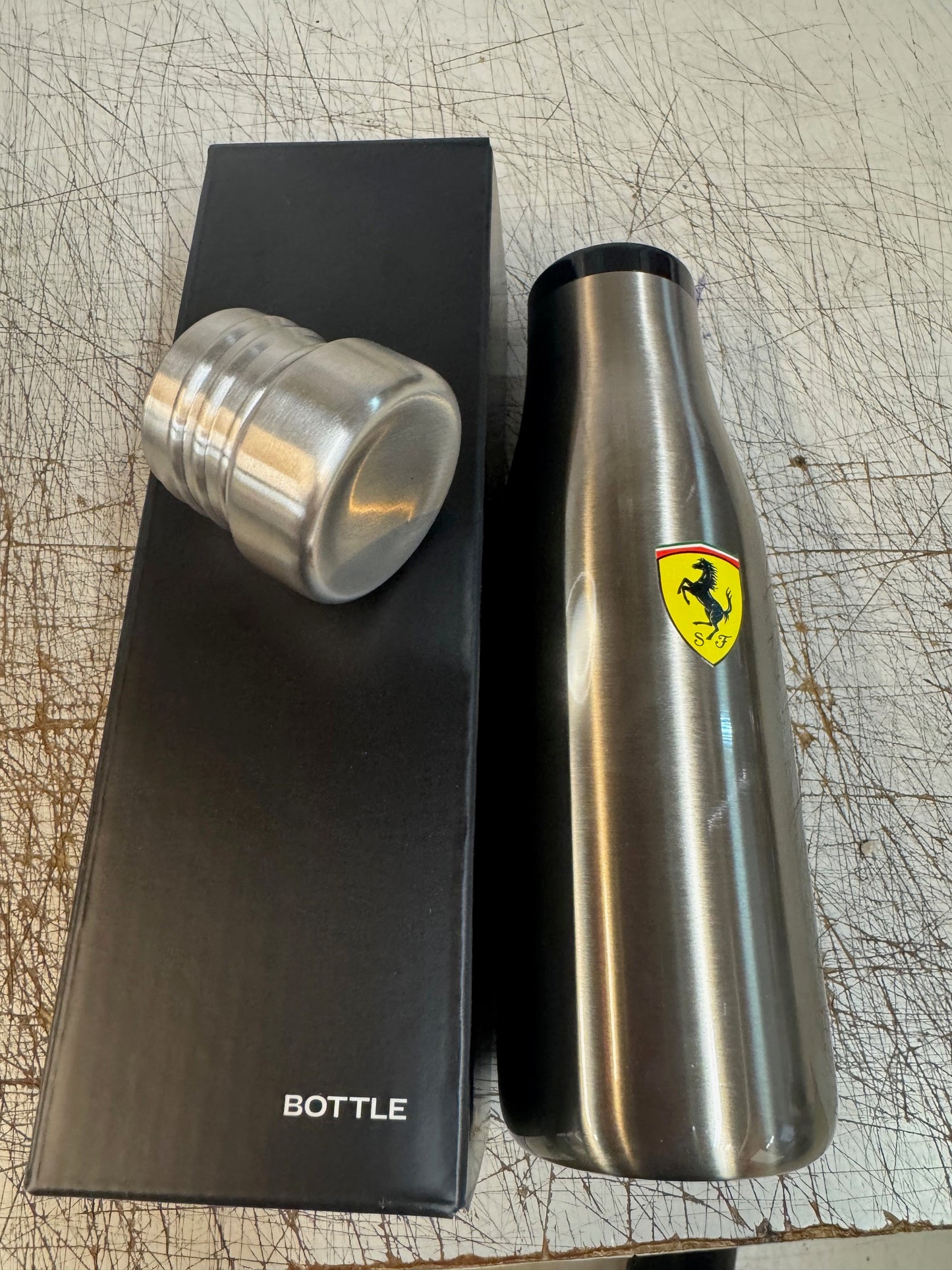 Ferrari Stainless Steel Bottle W/ LOGO