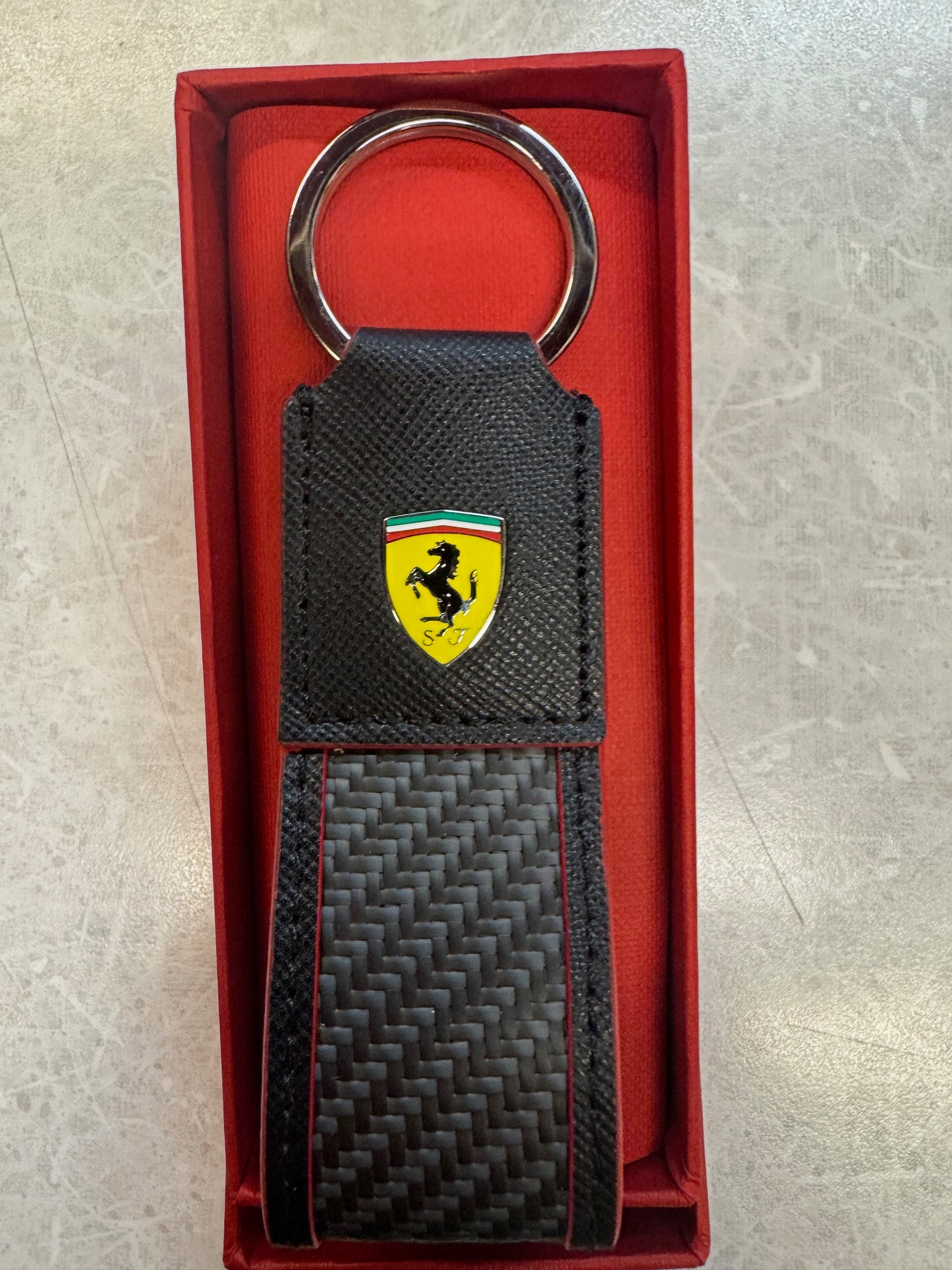 Ferrari Carbon Keyring