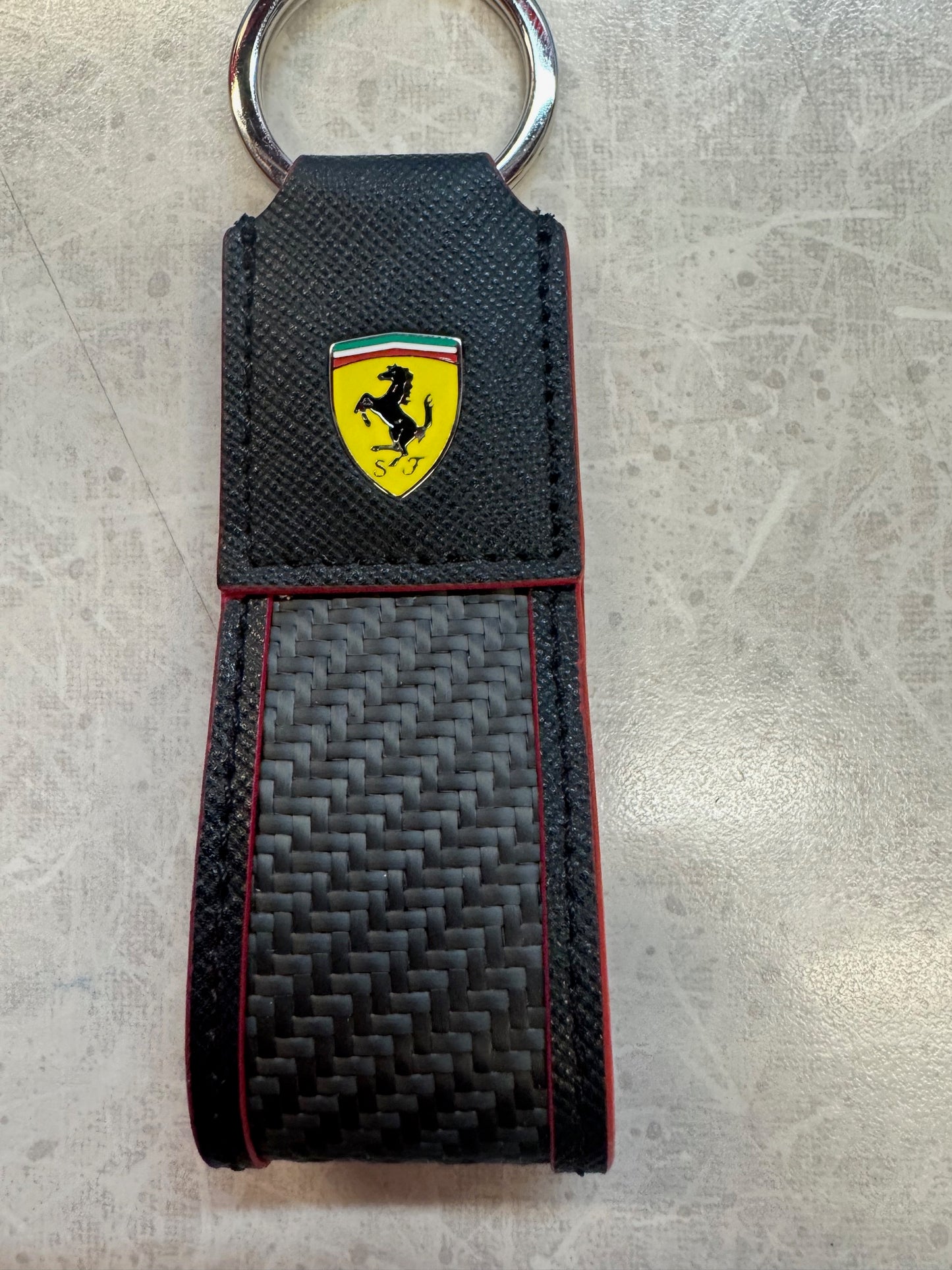Ferrari Carbon Keyring