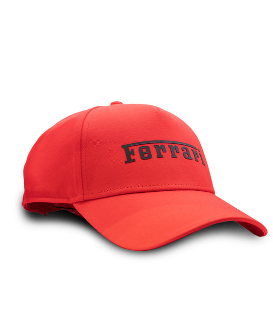 Ferrari Classic Logo Baseball Cap - Rosso Corsa